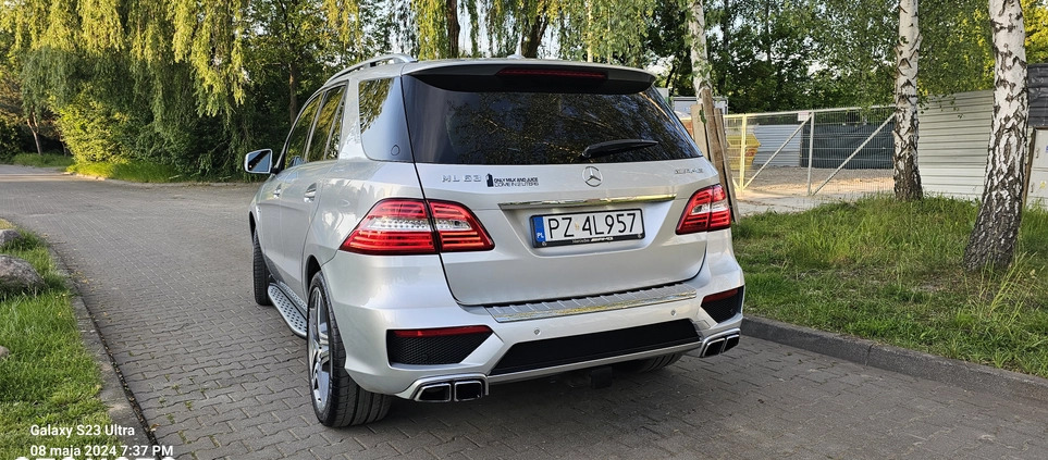 Mercedes-Benz ML cena 155000 przebieg: 163000, rok produkcji 2014 z Swarzędz małe 631